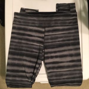 Under Armour Black and Grey Athletic Leggings